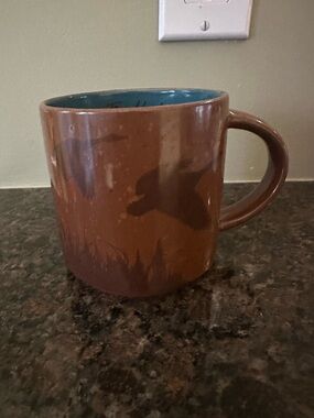 Tim Hortons Brown Mug with and Wildlife Silhouette